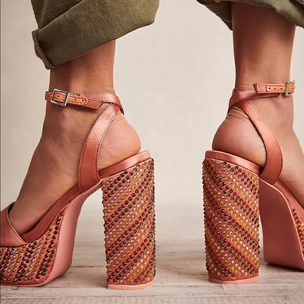 New Jeffrey Campbell Carrie Platform Sandals